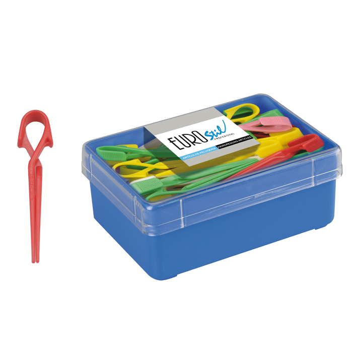 Caja 60 Pinzas Plastico Grande