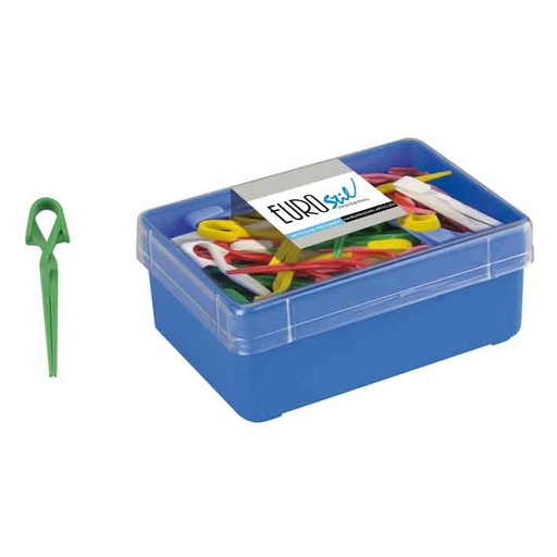 Caja 60 Pinzas Plastico Pequeña